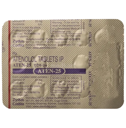 aten 25mg tablet 14's